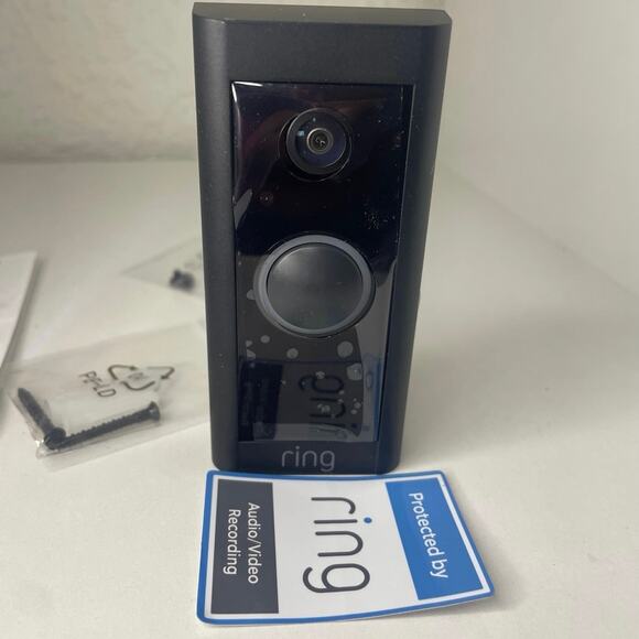 Refurbished Ring Audio/Video Doorbell (wired) Model 5AT3T5 - Picture 2 of 9